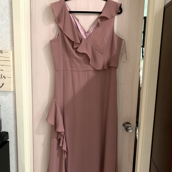 Beautiful old pink midi dress - Picture 1 of 2